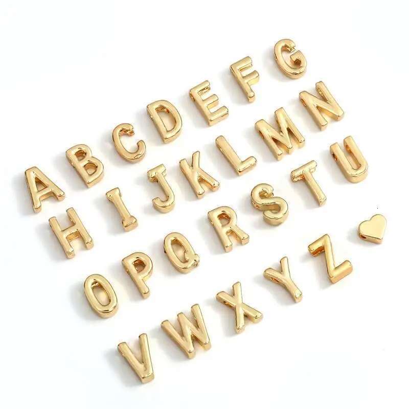 26 Letters Fashion Tiny Heart Dainty Initial Necklace Gold Sier Color Letter Name Choker For Women Pendant Jewelry Gift