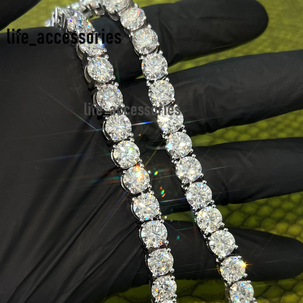 5mm Factory Wholesale Tennis Bracelet 925 Sterling Silver GRA Certificated VVS Moissanite Tennis Chain