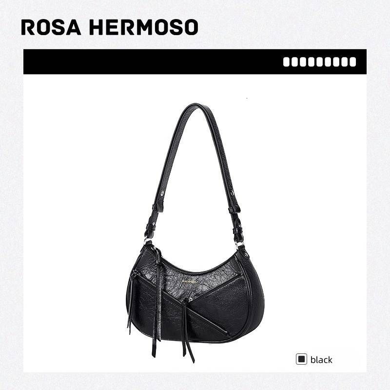 Genuine Leather Sweet And Cool Crossbody Bags Oil Wax Top Layer Cowhide High Quality Shoulder Bag Hot Sale Fashion Women's Motorcyclebag