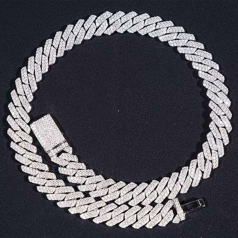 12mm 14mm Miami 10K 14k True Female Laboratory Cuban Chain