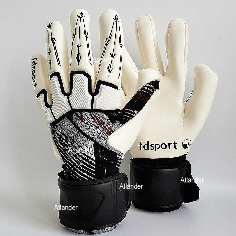 4MM latex goalkeeper gloves for football high-quality protection thick goalkeeper gloves for football sports goalkeeper glovesXJ250412