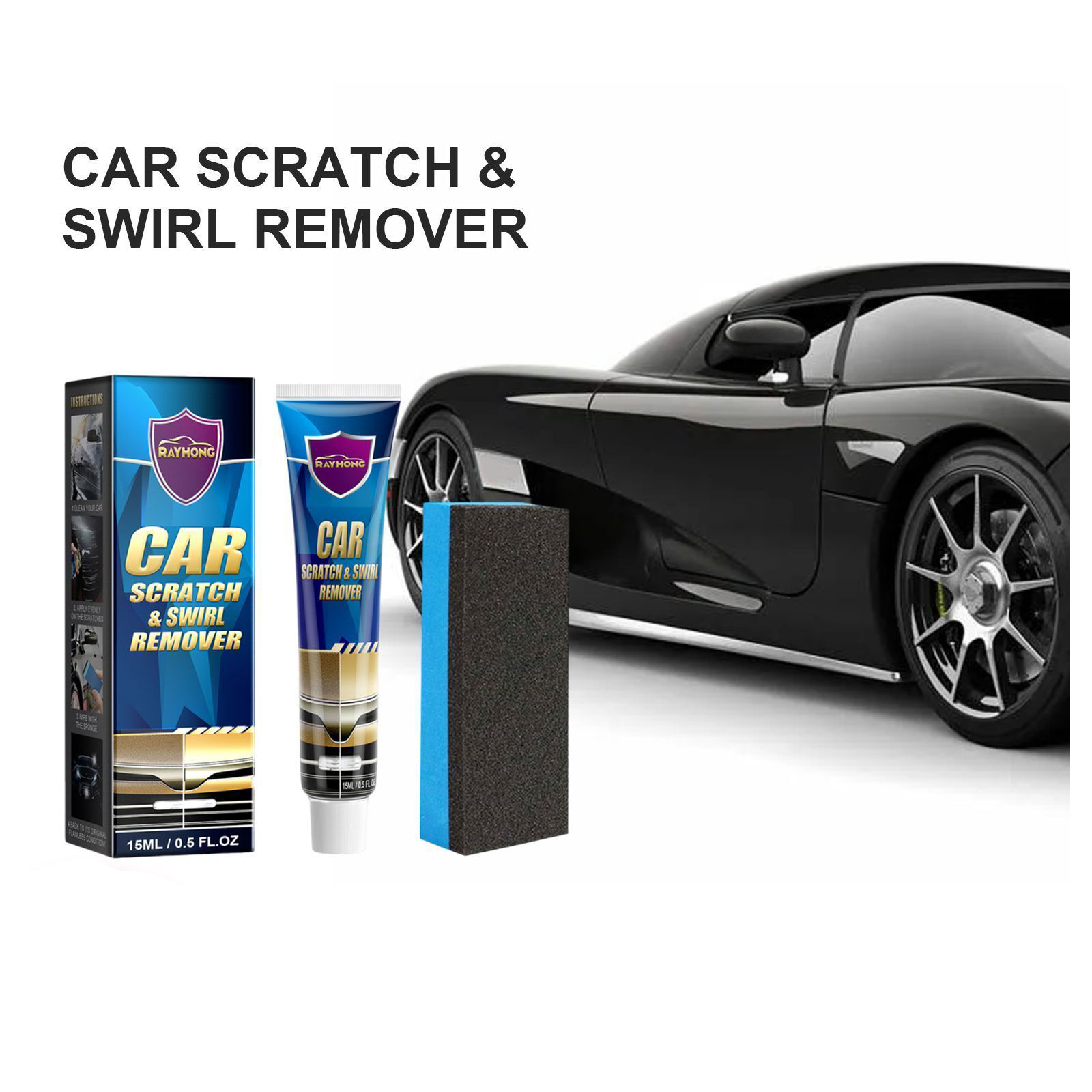 Universal Car Scratch Remover 15ML Car Paint Care Tool Auto Swirl Remover Scratches Repair Polishing Cream Car Paint Repair Kit