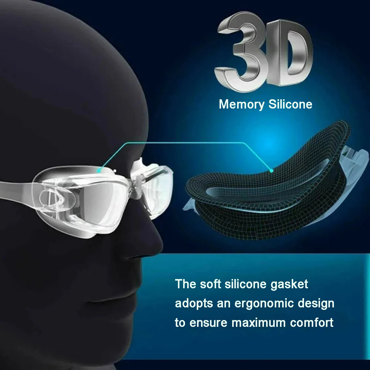 Swimming Goggles Professional Electroplate Goggles Anti Fog and UV Protection Swim Goggles Men Women No Leaking Swim Glasses 250411