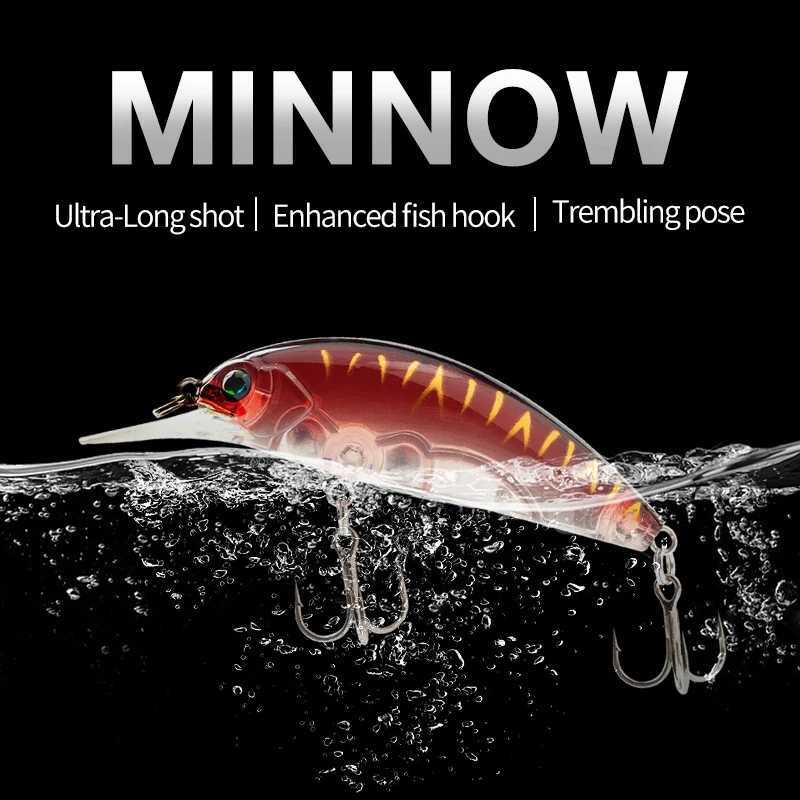 Banshee CRANK MINNOW Floating 4.7g 54mm Hot Model Fishing Lure Hard Bait Wobbler Crank Quality Professional Depth 2.0-2.5m Z250411