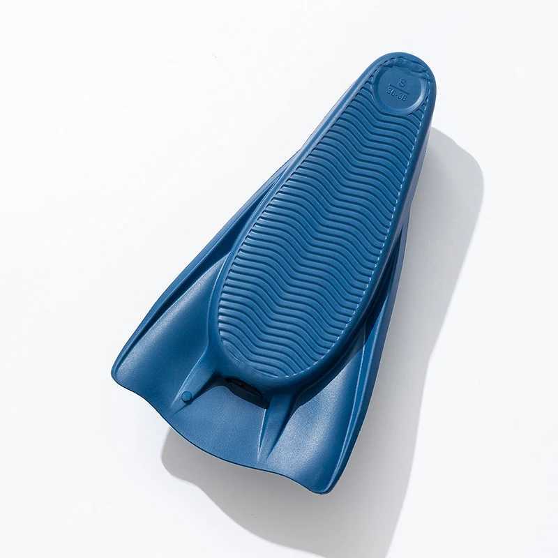 Inflatable Fin Swimming Flip Short Diving Frog Shoes Duck Net Adjustable Silicone Travel Size Open High Heels Adult Female ChildrenY250412H