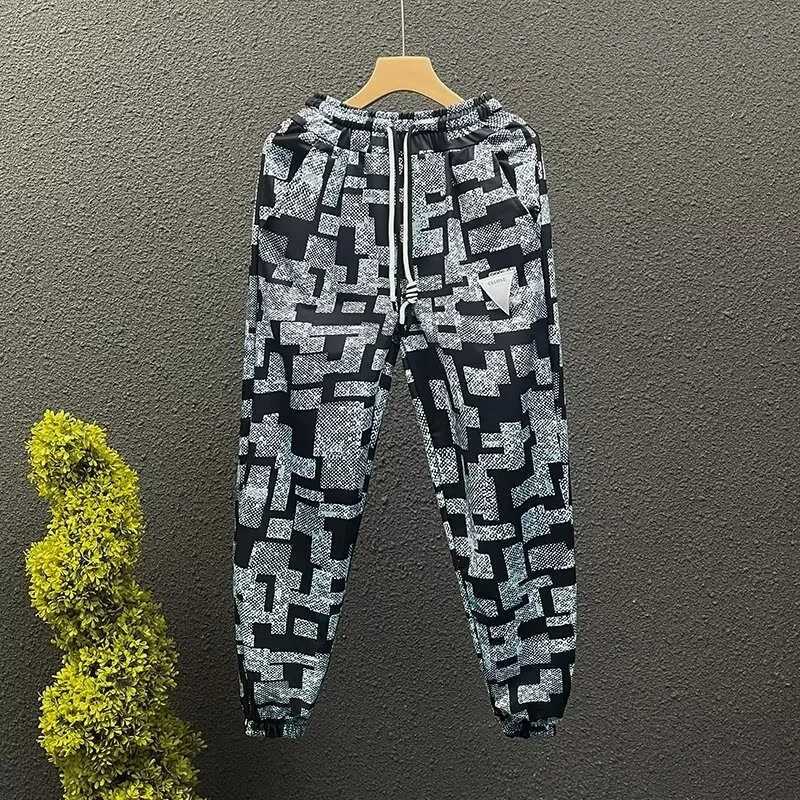 Casual pants mens clothing breathable mens designer clothing comfortable pants mens harem pantsXJ250412