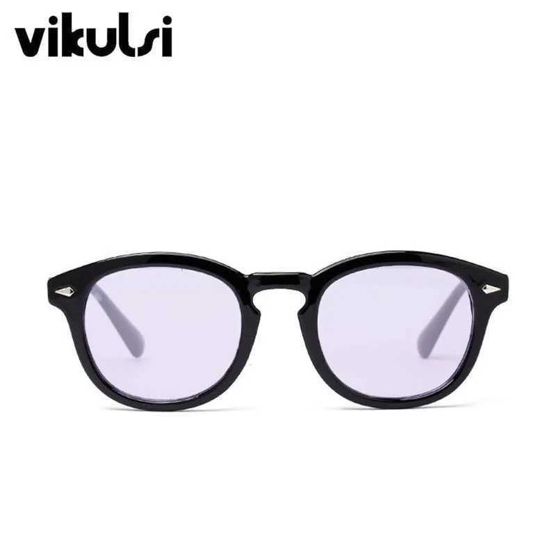 Classic Johnny Depp Round Sunglasses Women Retro Rice Nail Small Oval Sun Glasses Men TONY Blue SunGlasses Ocean Lens UV400C250411