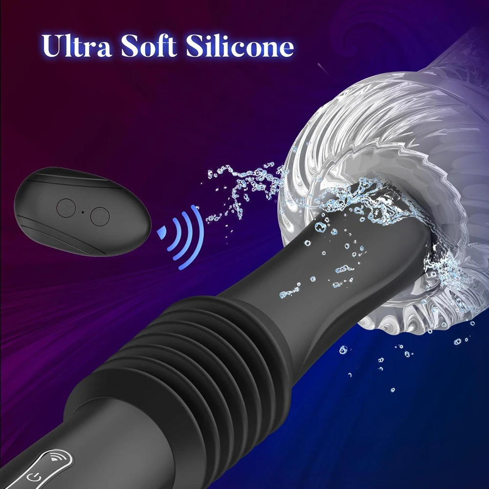 Thrusting Dildo Vibrator Sex Machine Auto Telescopic Vagina Anal Stimulator G Spot Clitoral Female Masturbator Sex Toy for Women 250410