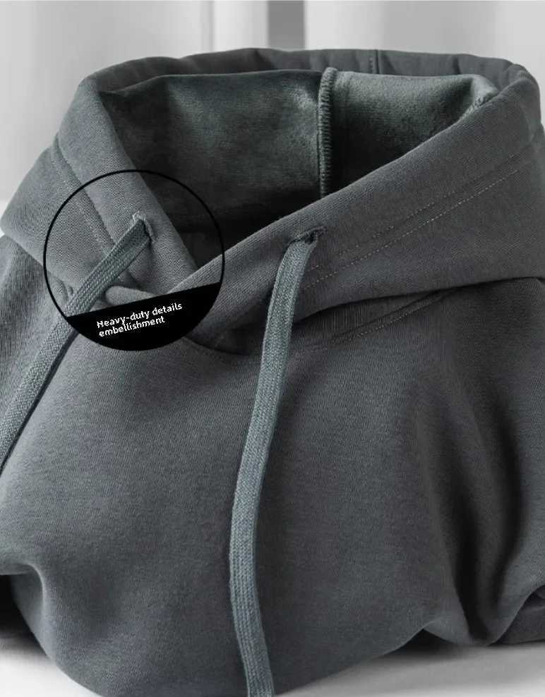 POD customization Customized Design DIY Mens Hoodies High-quality Couple Sweatshirt Winter Solid Color Cotton Loose Streetwear Men ClothingT251112