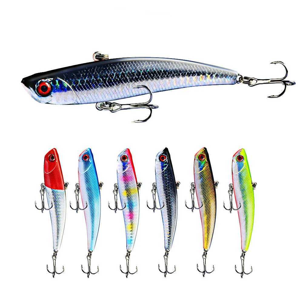 1Pcs 9.5cm 23g VIB Fishing Lure Winter Ice Crankbait Artificial Vibration Hard Bait All Depth Bass Pike Pesca Fishing Tackle Z250411