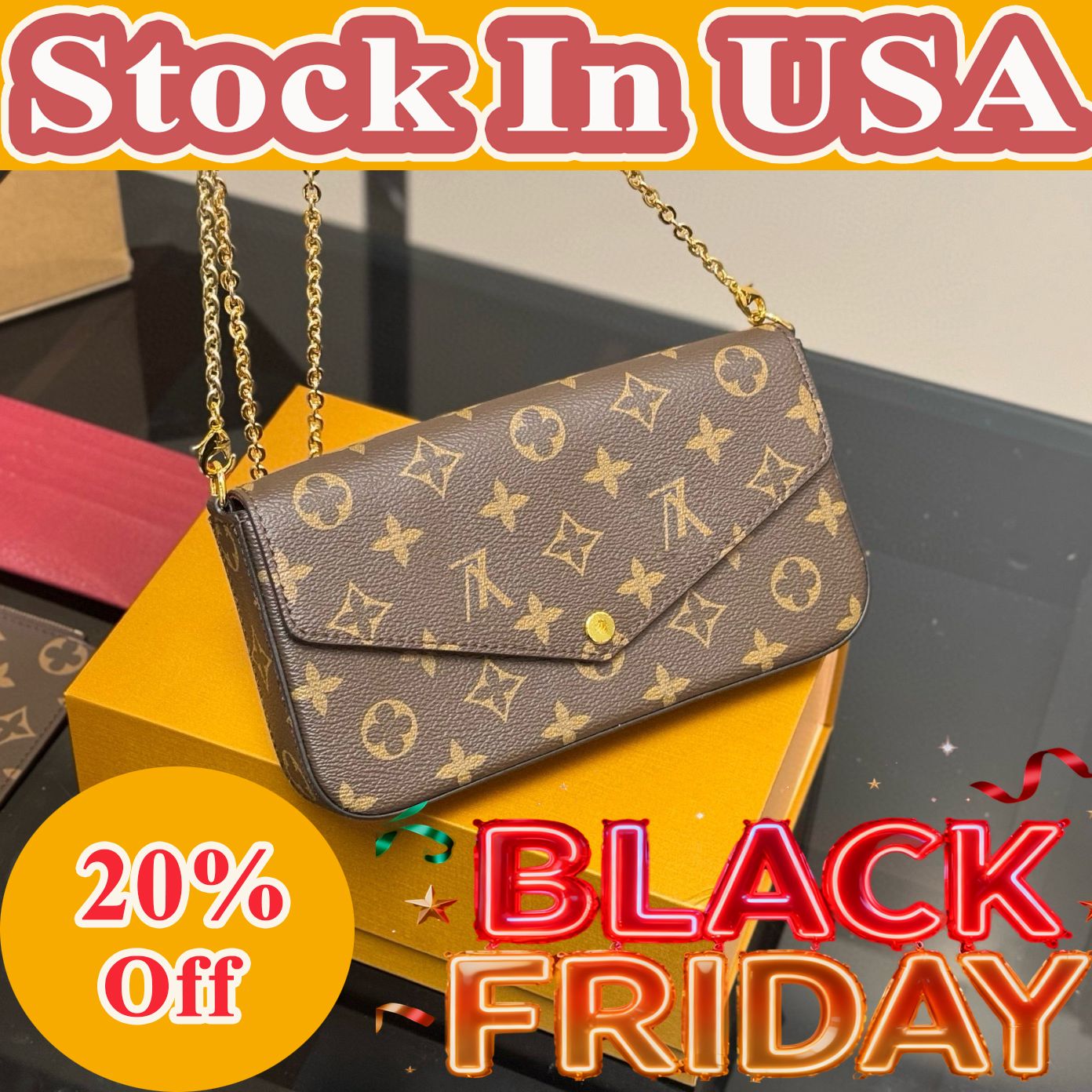 Designer Luxury Flap Letter Shoulder Bags Metallic Chain Crossbody Bag Wallet Fast Shipping Messenger Leather Handbags