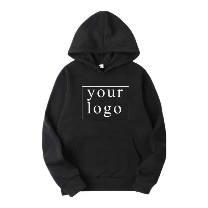 POD customization 2024 Man Woman Casual Custom Printed Text DIY Hoodie Customized Personalized Hoody Custom Hoodies Text SweatshirtT251112
