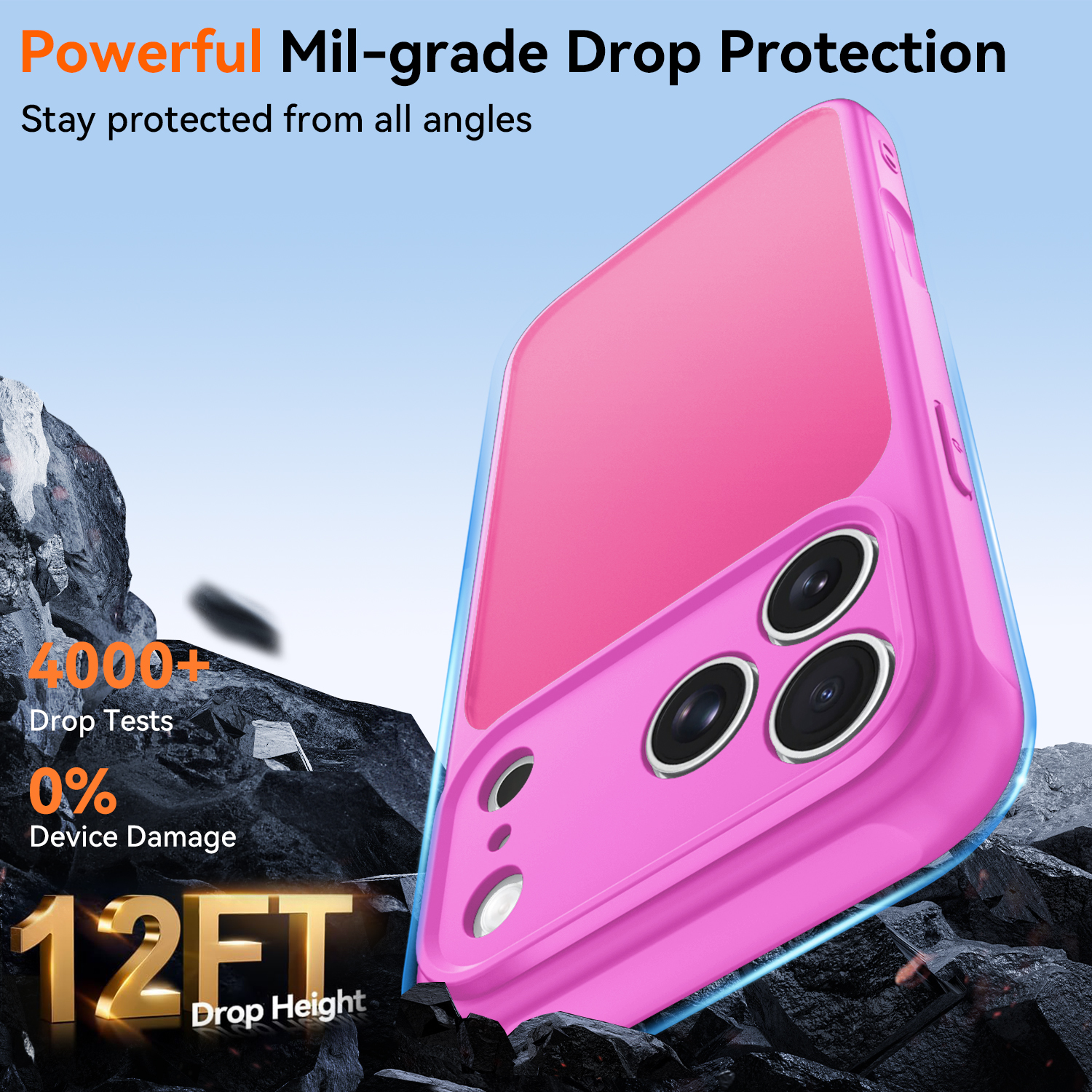 Official Matte Mobile Phone Case for iPhone 17 PRO PC Hard Anti-drop Phone Cover Smokey Colorful Shell for iPhone Air 16 15 14 PRO MAX
