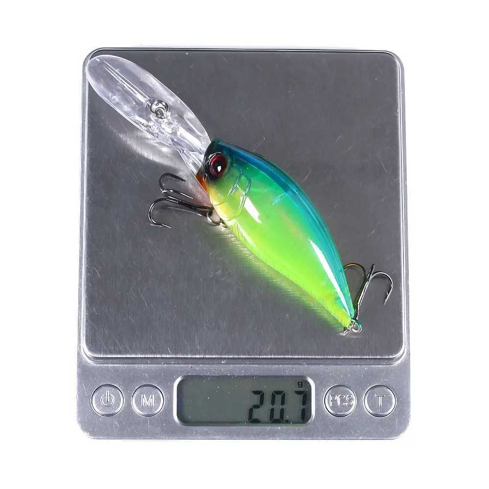 Hengjia 12.5cm 20.5g Crankbait leurre Fishing Lure Pike Carp Fishing Artificial Hard Bait Wobbler Crankbait Fishing Tackle Z250411