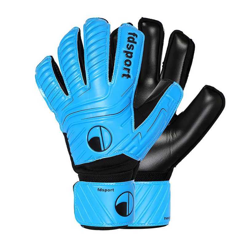 High quality childrens mens goalkeeper gloves thick latex soccer finger protection gloves soccer goalkeeper kitXJ250412