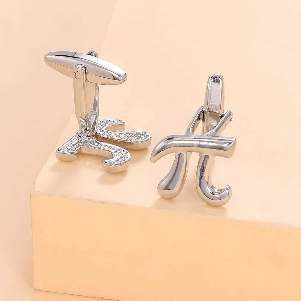 Symbol cufflink student personalized signature Pi cufflinkT250412