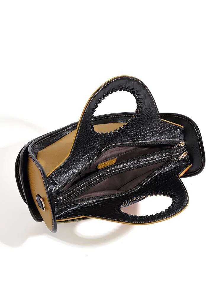 Woman Shoulder High-End Leather Purse Large Capacity Shopping Bag Fashion Designer Women's Top Handle Handbags Crossbody