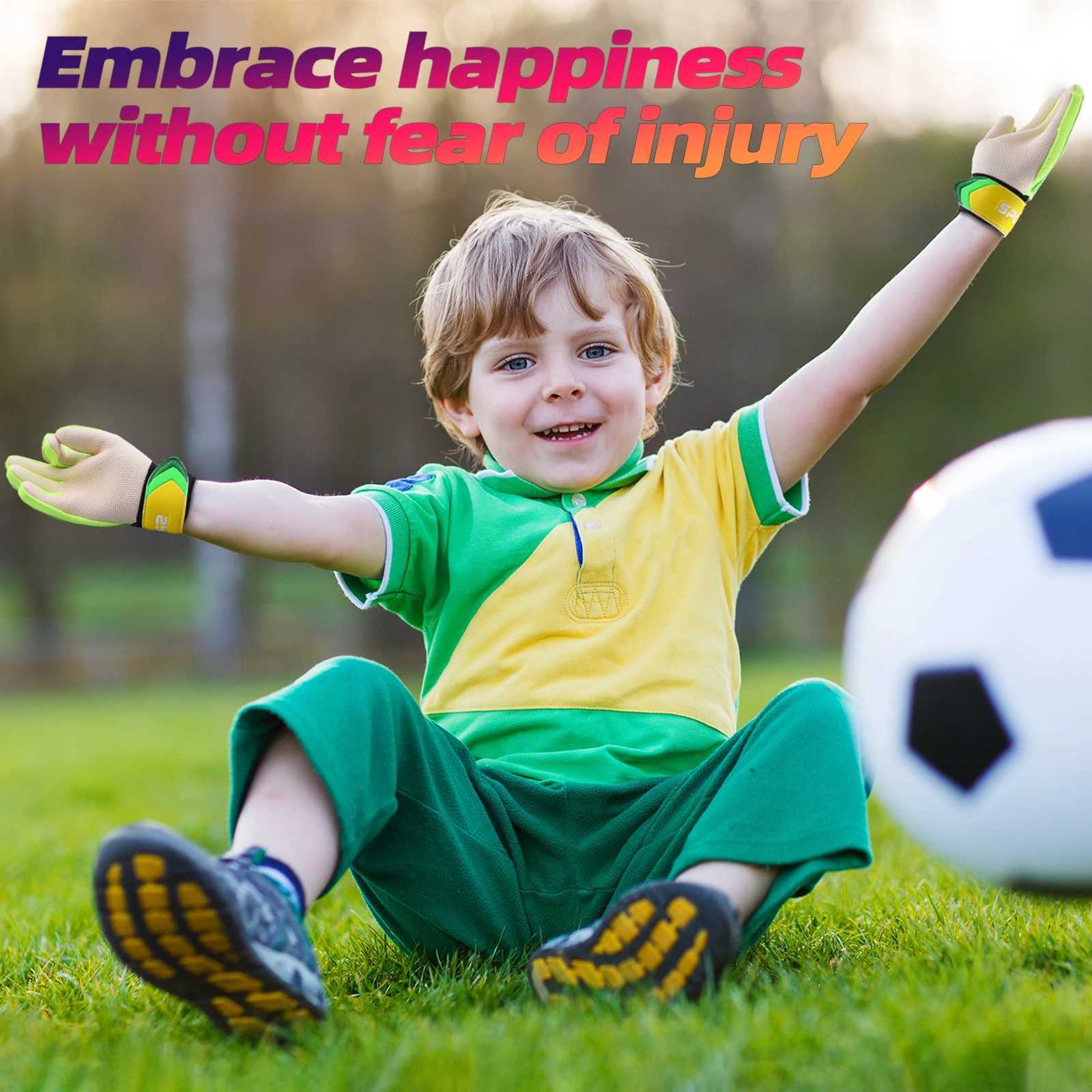 Professional Goalkeeper Gloves with Wrist Protection - Non-Slip and Wear-Resistant Latex for Football PlayersW251112