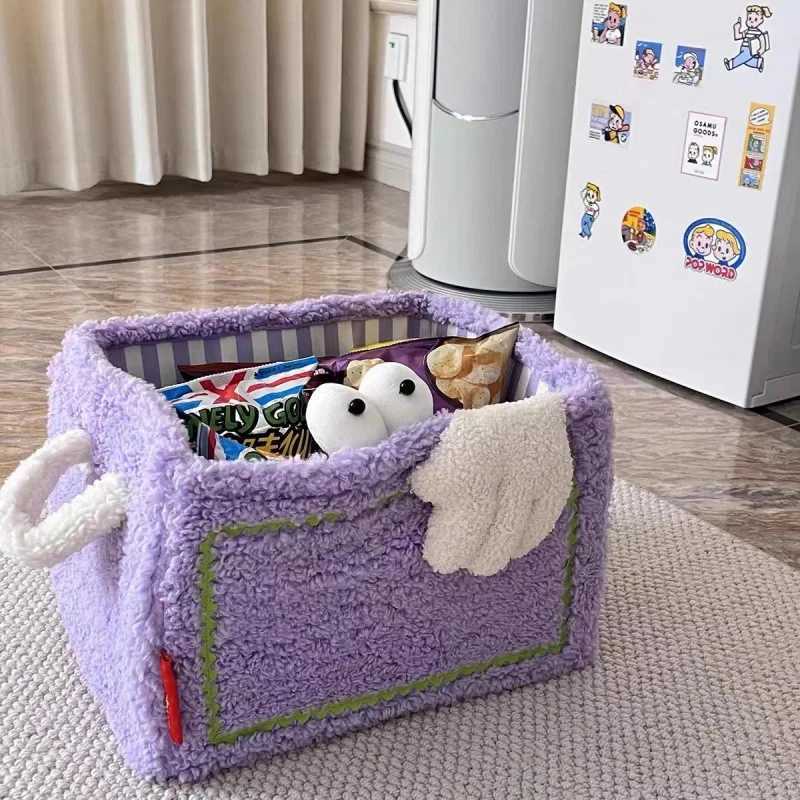 Miscellaneous Snacks Toys Sorting Basket He Toy Basket Cute Decoration Storage Basket Cartoon Foldable Dirty Clothes Basket Y251112