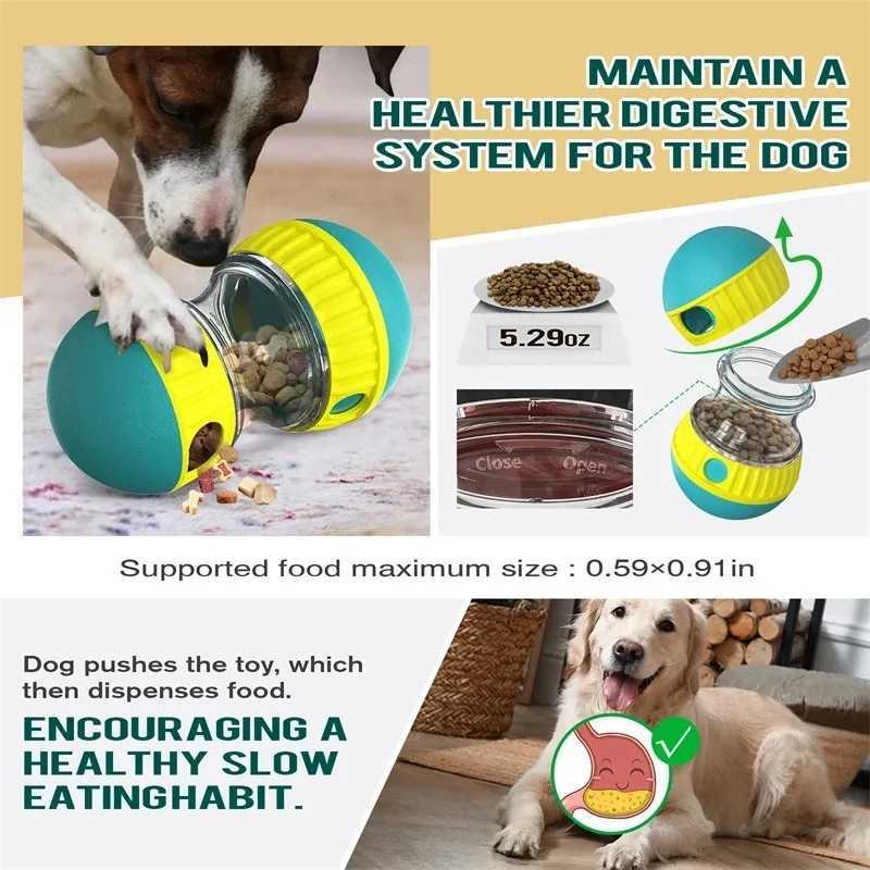 Dog toy drum funnel food ball elliptical track rolling ball slow feeding to protect stomach and increase intelligence pet supplies Z250412