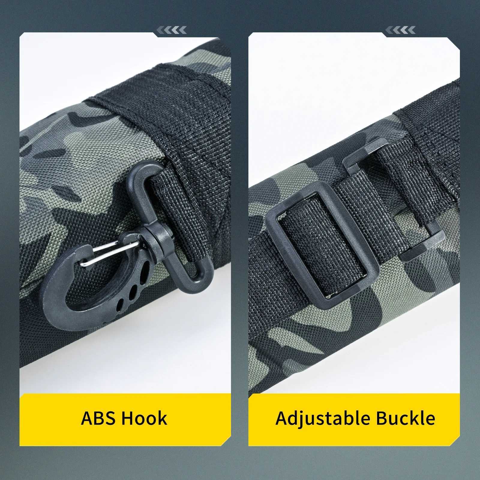120/140/160CM Portable Fishing Bag Fly Fishing Rod Bags Waterproof 1-shoulder Packs Folding Fishing Rod Storage Bag Fishing Tool Z250411