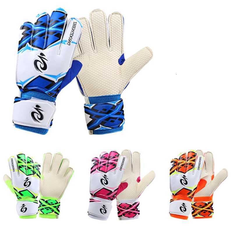Professional Team Training Soccer Goalkeeper Gloves with Finger Protection Thicken Latex Kids youth Goal Keeper Goalie GlovesW251112