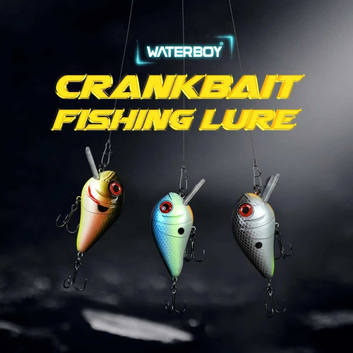 WATERBOY Crazy Crankbaits New Design Fishing Lures Mini Minnow Swing Small Cranks Hard Baits 21g 62mmm Wobblers Fishing Lure Z250411