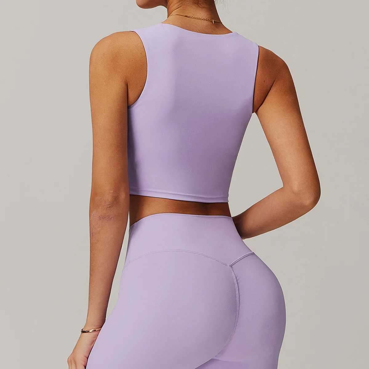 2Pcs Fitness Yoga Set Women Workout Athletic Clothing Long Sleeve Shirt Gym Vest High Waist Leggings Tights-Fitting Sportswear J251112