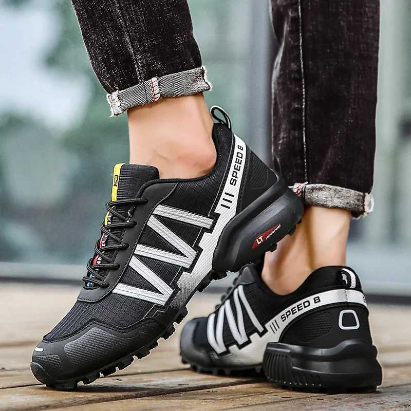 Men Hiking Shoes Waterproof Women Outdoor Trainers Lace-up Climbing Trekking Sneakers Mountain Walking Hunting Tactical Boots 47 L251112