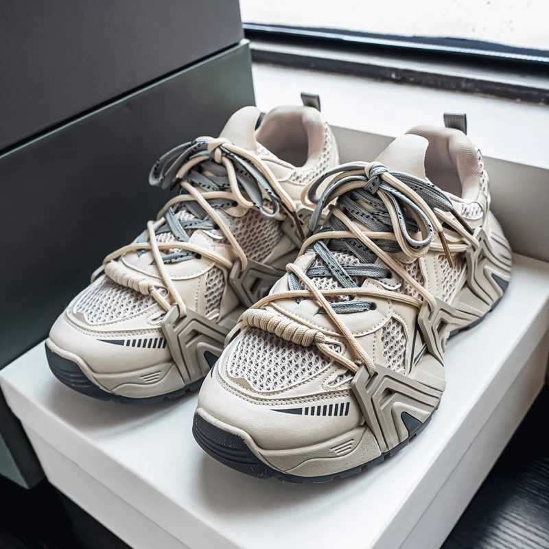 Mens Casual Sneakers Retro To Do Old Lovers Sports Platform Running Shoes High Quality Luxury Fashion Mens SneakersC250411