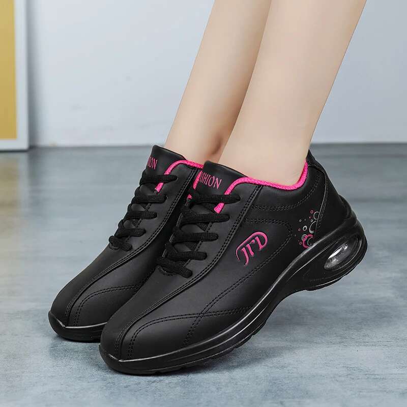 2025 new women's running comfortable waterproof leather high top designer fashion sports shoes air cushion sports shoes