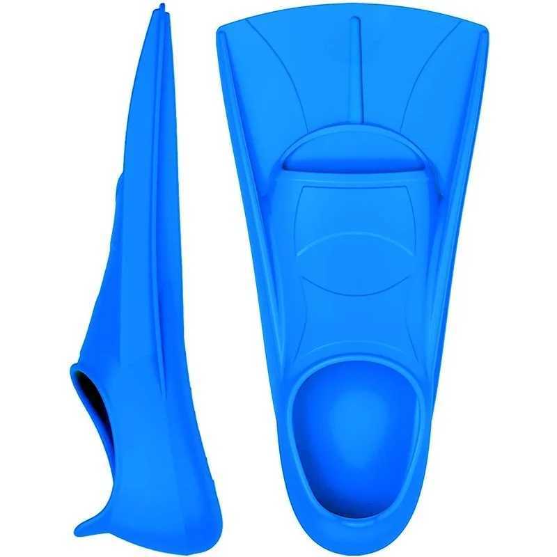 Childrens swimming fins adult unisex freestyle silicone short fins used for swimming diving training frog kicking and propulsionY250412