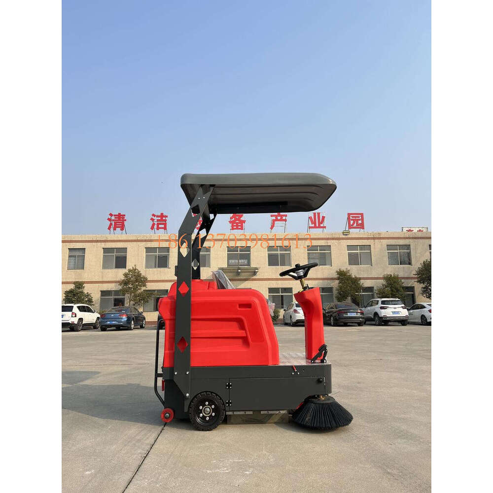 Factory Supply Electric Ride-On Street Sweeper Commercial Industrial Property Supermarket Cleaning Core Motor Pump Gear