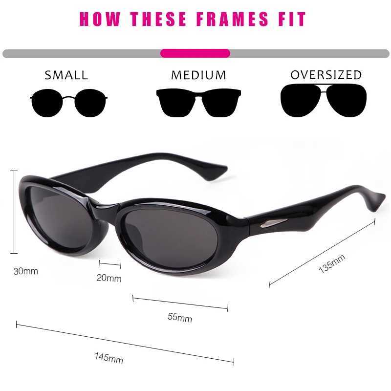 Trend Oval Rectangle Sunglasses Women Brand Cat Eye Shades Eyewear Tortoiseshell Rivets Frame Green Men Sun Glasses Female UV400 Z250411
