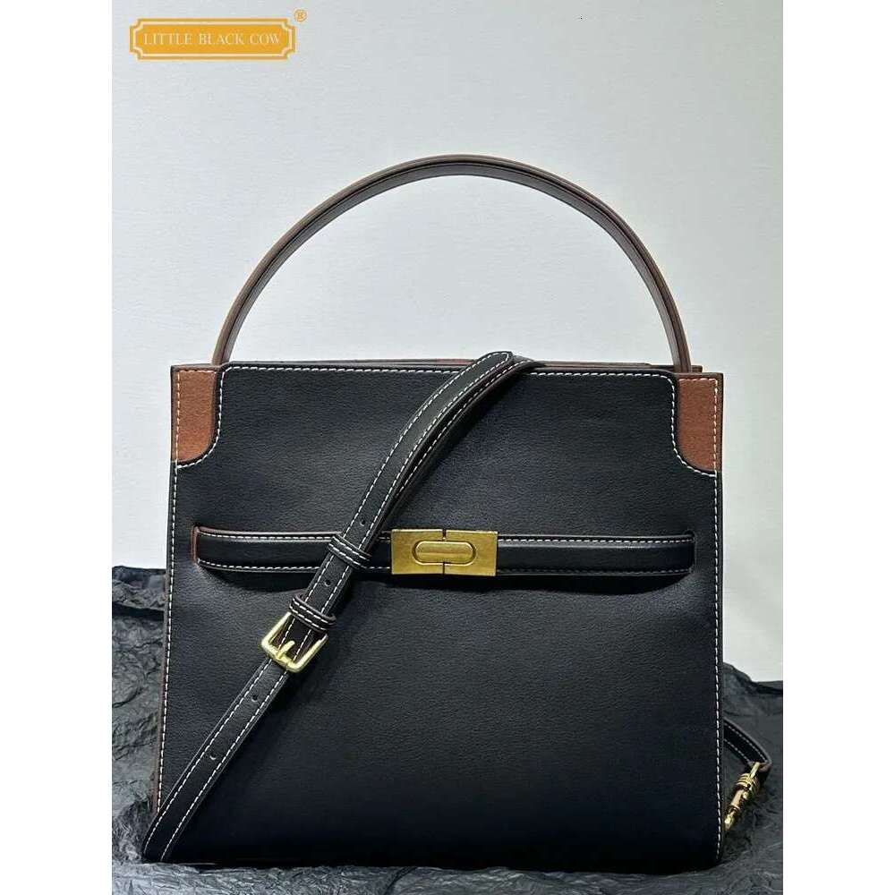 Fashion Totes New Designer Genuine Leather Handbag Office Ladies One Shoulder Underarm Bag Women Square Single Crossbody Bags