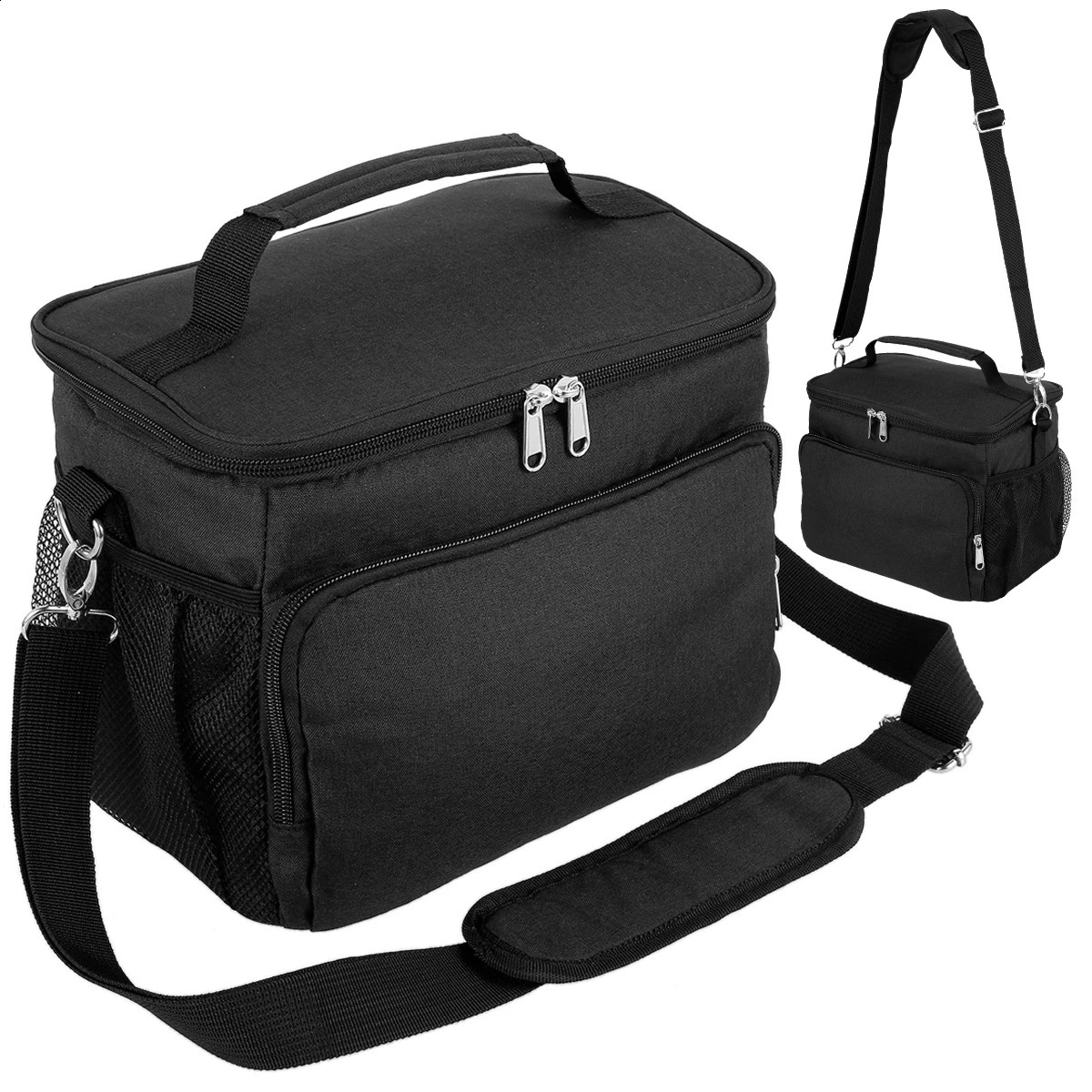 Insulated lunch bag mens large cooler bag reusable lunch box waterproof and leak proof lunch organizer 250410