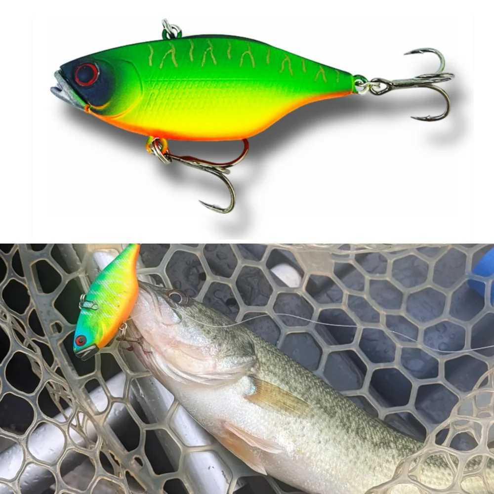 TSUYOKI 2024 VIB Lure 60mm 12g Sinking Vibration Fishing Lures Lipless Crankbait Noisy Rattlin Wobbler Jackall TN60 Ratter Bait Z250411