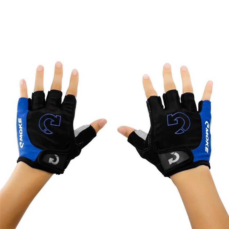 1 Pair Men Cycling Gloves Bicycle Sports Half Finger Gloves Anti-slip Gel Pad Motorcycle MTB Road Bike Gloves S-XLC250412