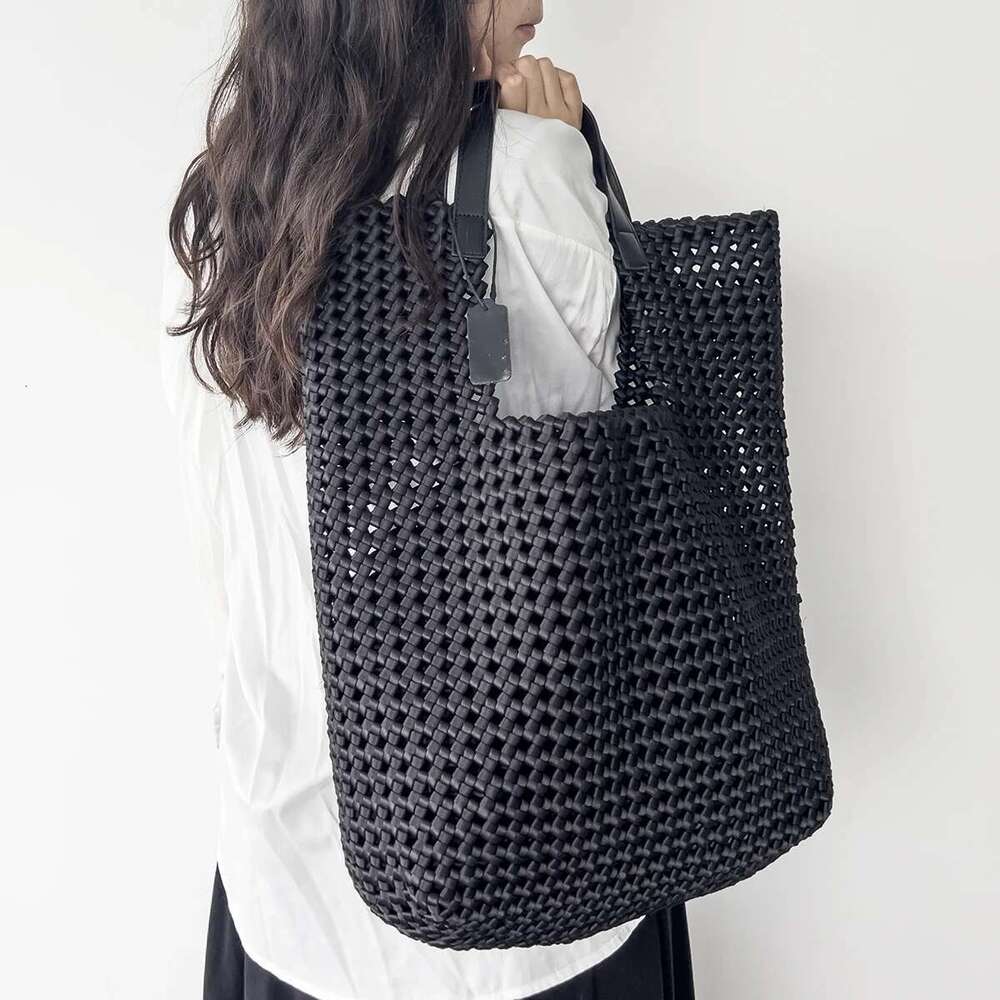 Women's Designer Festa Neoprene Woven Large Women's Bag Tote Bucket Bags Mistress Gift Handbag