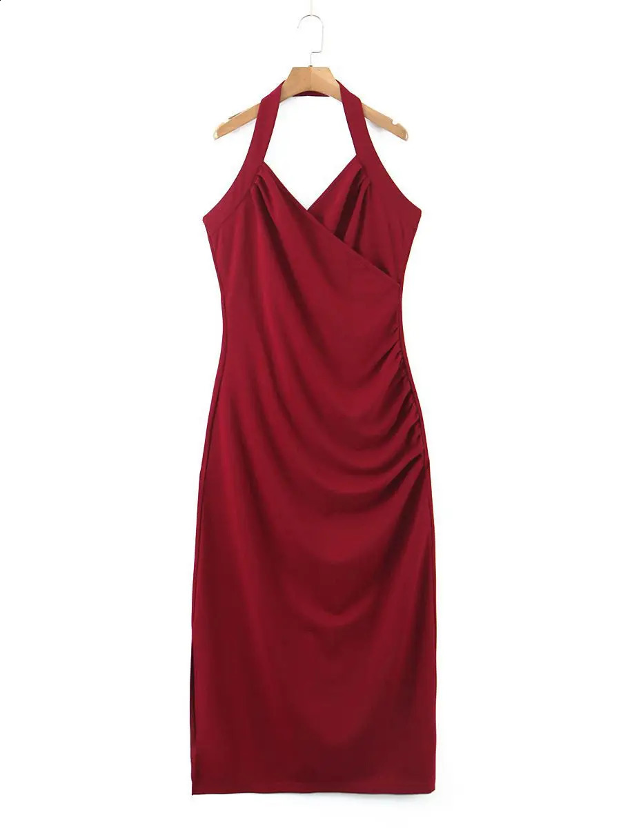 SpringSummer Womens Sleeveless Vneck Long Strap Dress Club Sexy Slimming Size XL to 4 Maximum 100KG 250411