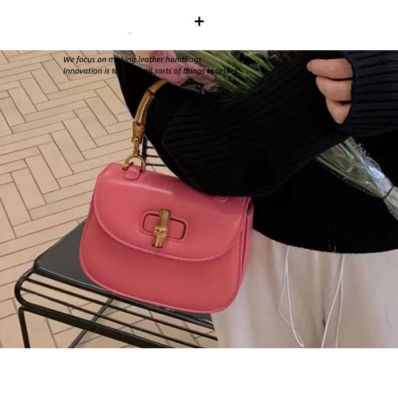 Bag For Women In Summer 2022, Niche Design, Bamboo High-End Texture, Saddle Bag, Single Shoulder Crossbody Handbag