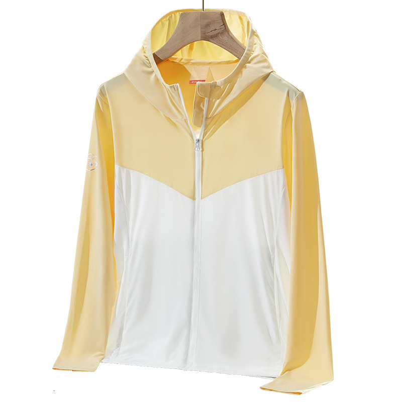 Upf50 Outdoor Skin Clothes Mens Ice Silk Sunscreen Shirt Summer Windbreaker Womens Uv Resistant Hooded Breathable Sunscreen Clothing