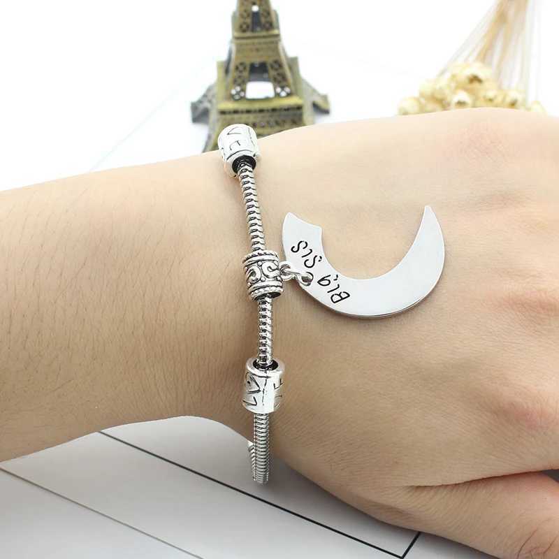 3 Piece Set Of Sister Bracelets Large Medium And Small Sisters Heart Pendant Friendship Metal Hand Chain Fashion Girl JewelryC250411