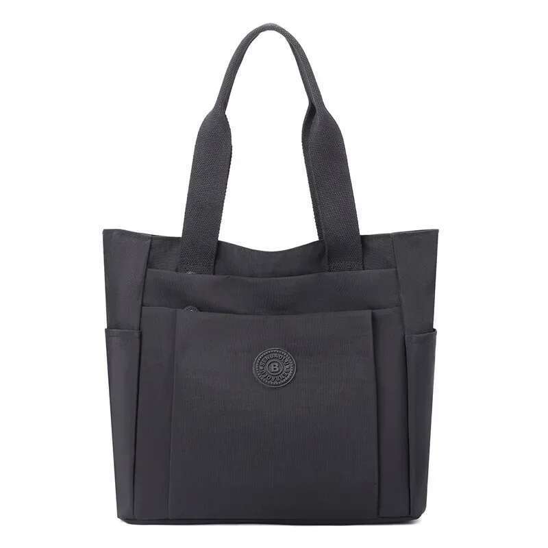 Casual Women's Bag, Fashionable And Casual ,2024 New Item, Large Capacity Solid Nylon Cloth Single Shoulder Hand-Held Mother Bag