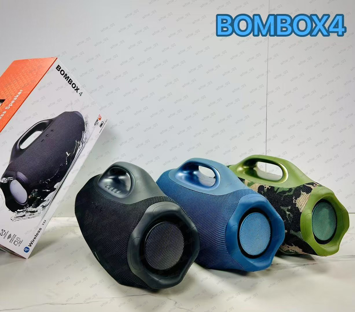 Boom box4 Top quality Speakers Boombox3 High Quality Bass Waterproof Wireless Bluetooth Audio System for Portable Speakers with box