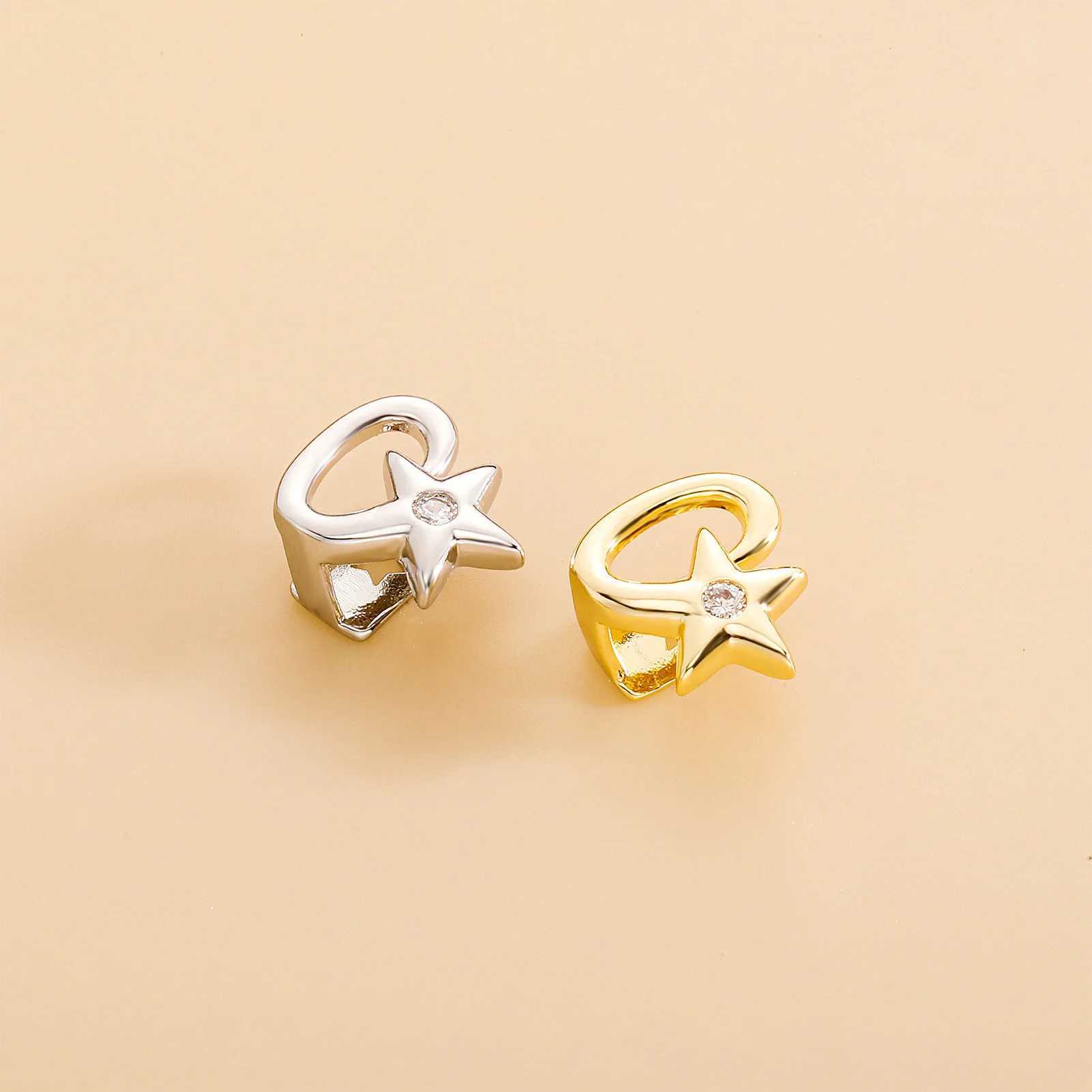 Single Hip Hop Star Teeth Grilz Fashion Rhinestone 14K Gold Silver Removable Grill Dental Mouth Punk Tooth Hat Jewelry W250412