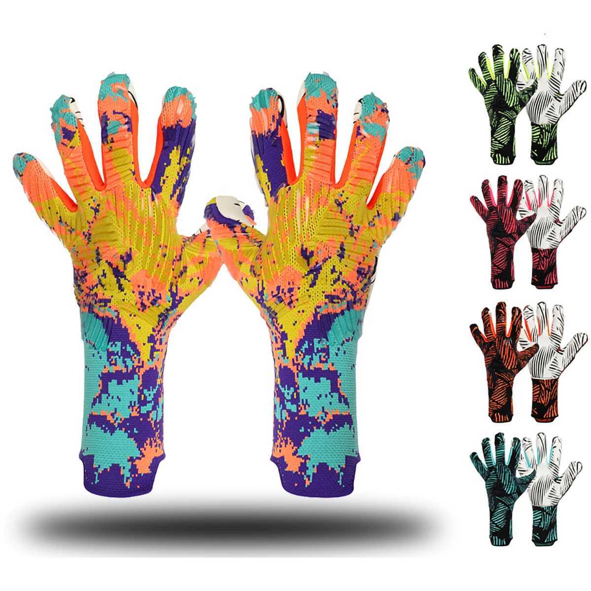 Football goalkeeper gloves for teenagers with strong grip and high-performance professional goalkeeper glovesXJ250412