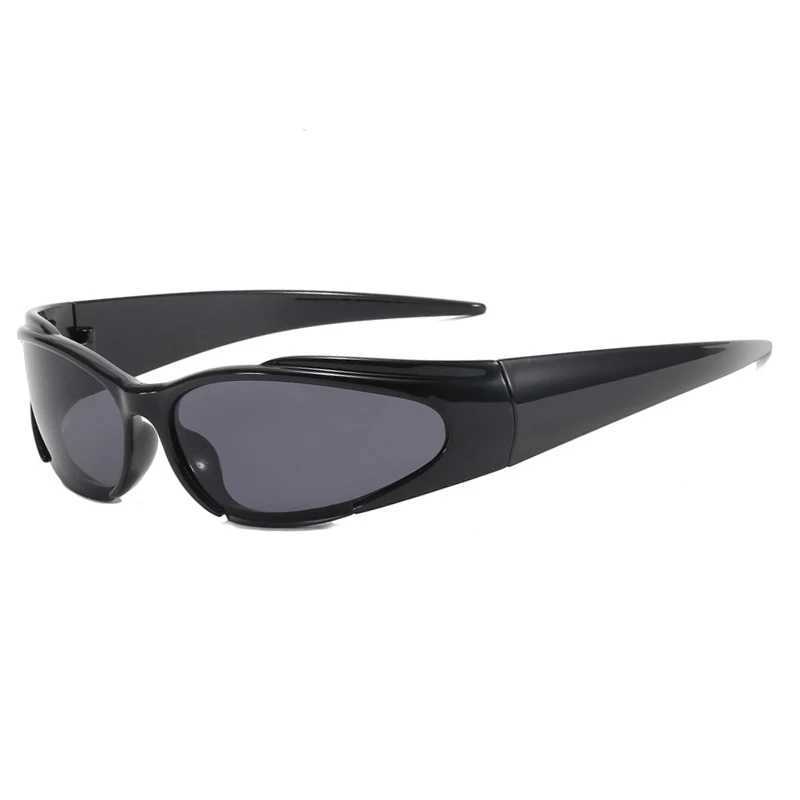 Y2k Sunglasses For Women Vintage Punk Mens Sun Glasses Retro Oval Mirror Lenses Eyewear Outdoor Cycling Goggle UV400 Z250411
