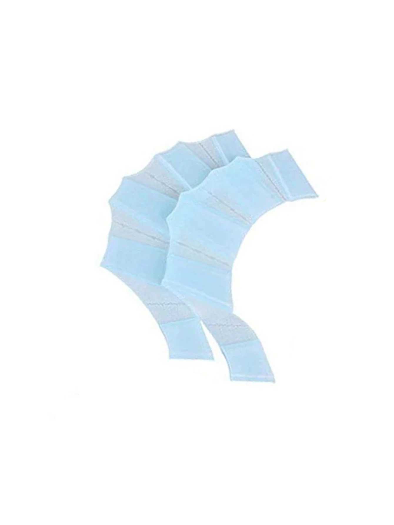 1 pair of neutral frog style silicone hand swimming finger flip finger mesh gloves paddle water sportsY250412