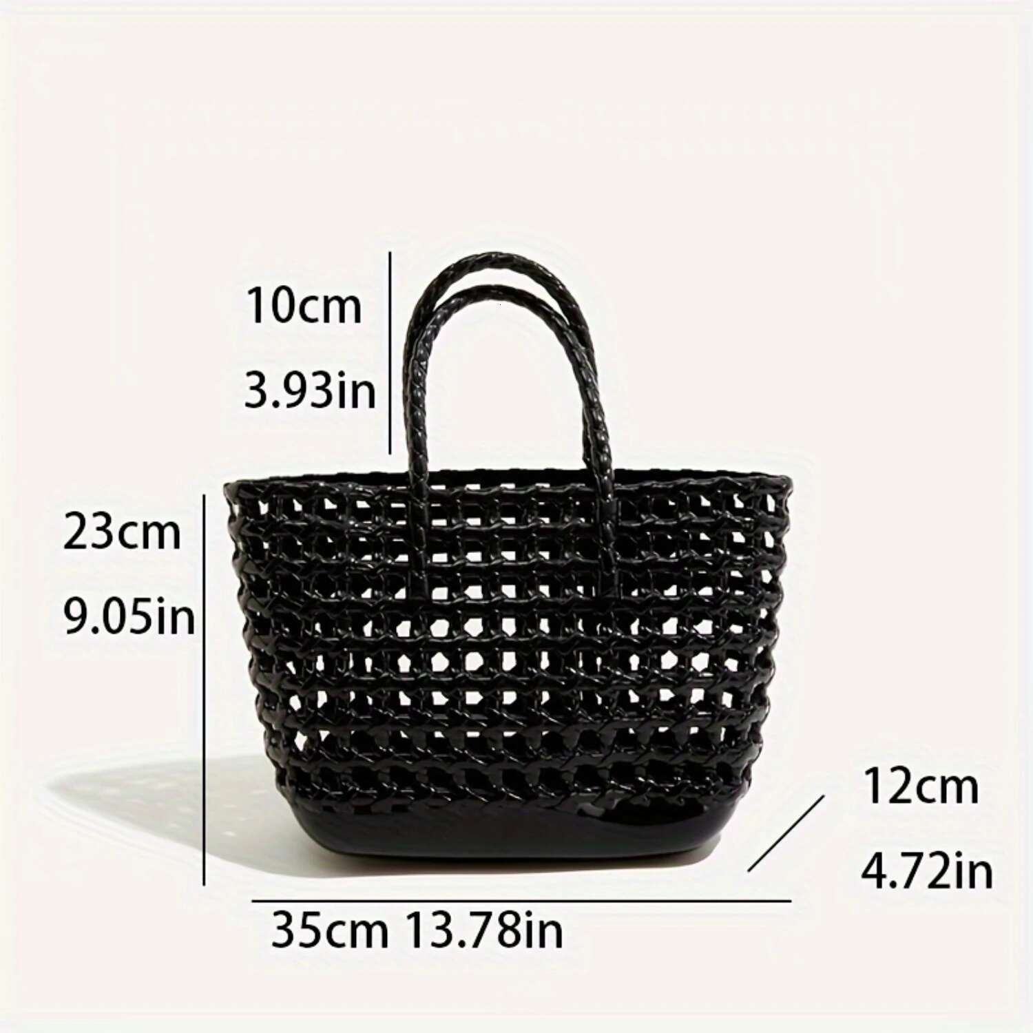 Hollow Out Vegetable Basket Bag - Large Capacity Silicone Tote For Traveg & Shopping